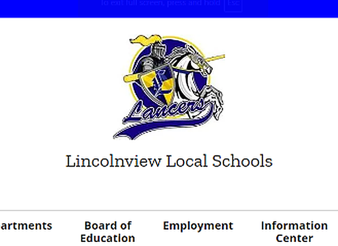 Lincolnview Lancers Knight Mascot Logo